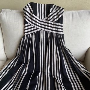 Strapless cotton dress